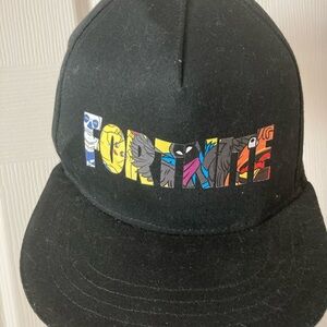 Black Fortnite SnapBack adjustable cap one size fits most hat